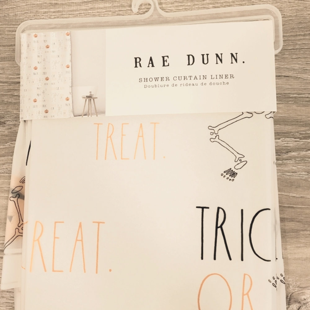 Rae Dunn Halloween Shower Curtain
